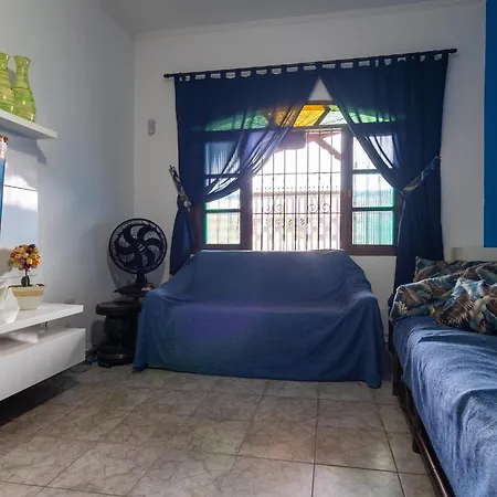 Casa Azul, 2 Quadras Praia-Wifi-Churrasqueira E Fogao A Lenha - Aceita Caes -Caicara-Praia Grande Exterior photo