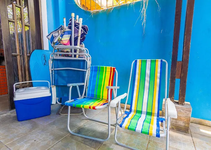 Casa Azul, 2 Quadras Praia-Wifi-Churrasqueira E Fogao A Lenha - Aceita Caes -Caicara-Praia Grande