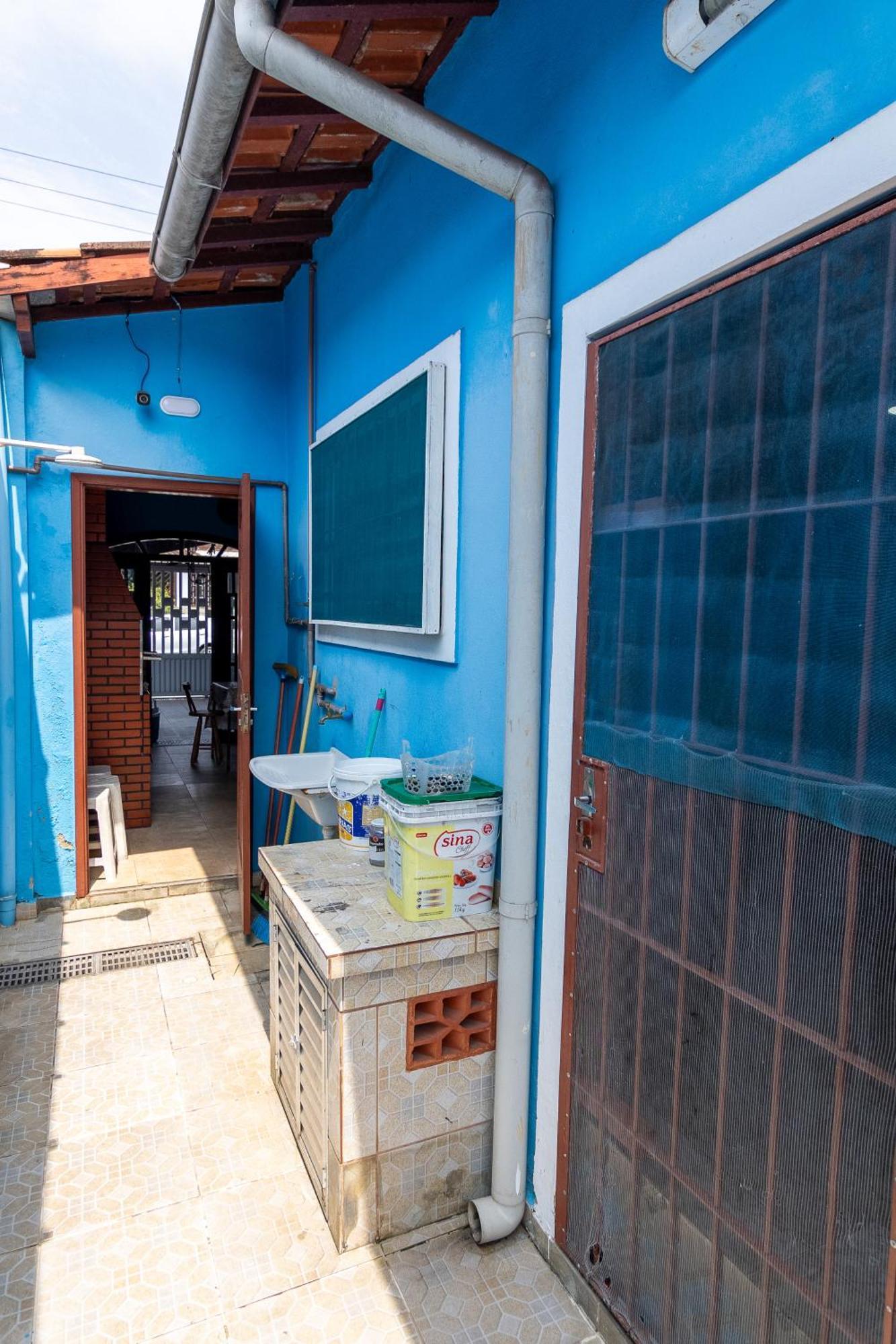 Casa Azul, 2 Quadras Praia-wifi-churrasqueira E Fogao A Lenha - Aceita Caes -caicara-praia Grande * Praia Grande (Santos)